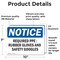 Signmission 7 in Height, 10 in Width, Vinyl Decal, Rectangle OS-2PACK-NS-D-710-L-18045 - alternate 3